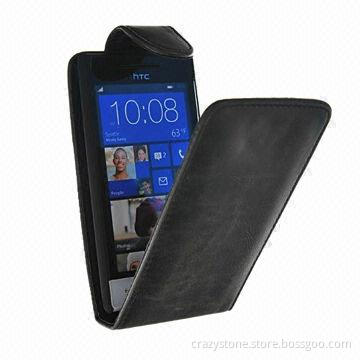 Real Leather Flip Case for HTC Incredible S S710E